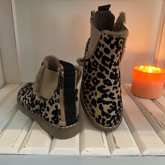Blowfish Leopard Print Ankle Boots - Picture 1 of 1
